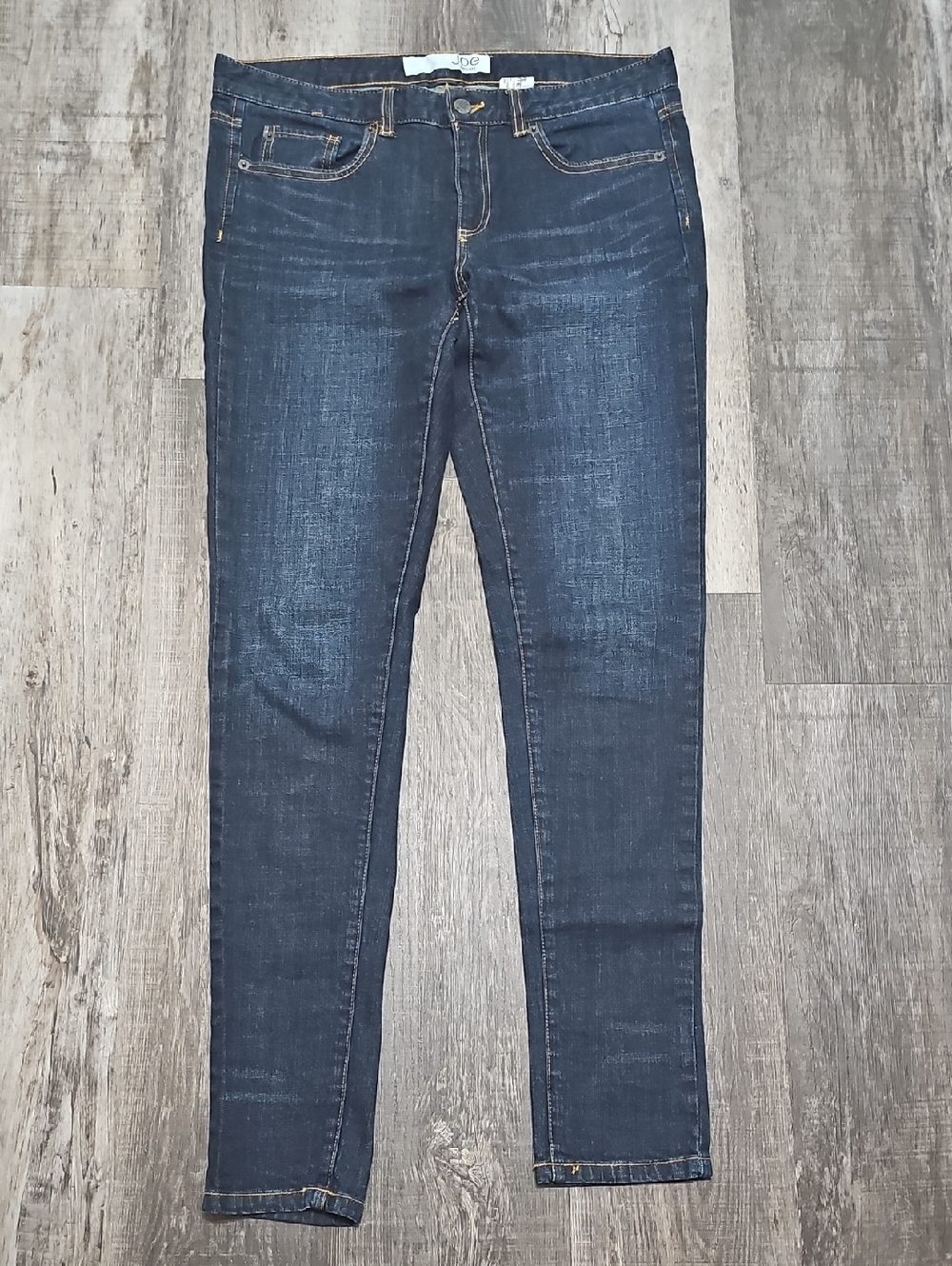 Joe Fresh Womens Dark Indigo Mid Rise Skinny Jeans